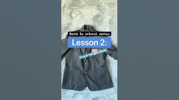 How to fold a blazer