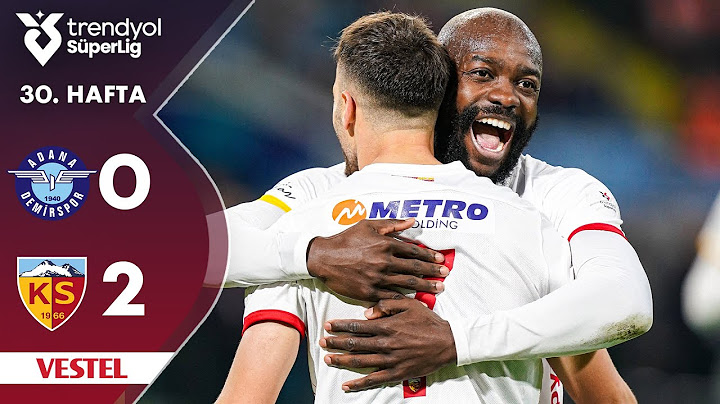 Vestel | Adana Demirspor (0-2) Kayserispor - Highlights/Özet | Trendyol Süper Lig - 2024/25