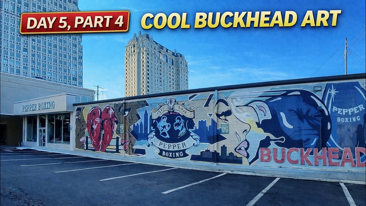 Atlanta Walk — Jan 11, 2026 | Day 5, Part 4: Buckhead in the Wind