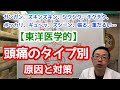 頭痛のタイプ別・原因と対策【漢方・東洋医学】