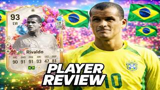 IS HE WORTH GETTING?! 🤔 93 FUT BIRTHDAY ICON RIVALDO PLAYER REVIEW!