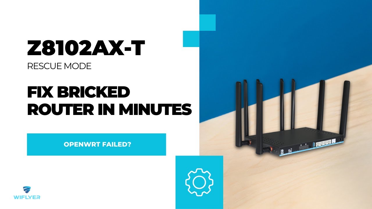 Image showcasing ZBT Z8102AX-T Rescue Mode Tutorial | Fix Bricked Router & OpenWrt ...