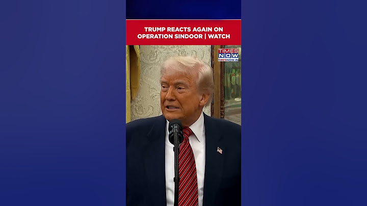 Operation Sindoor: Trump 2nd Reaction On India’s Lethal Strikes On Terror Camps In Pak, Pok #shorts