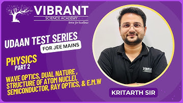 Udaan Test Series | JEE MAINS | Physics Part 2 | Video Solutions | 07th Nov 2025