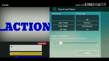 Kinemaster ACTION TEXT editing Tutorial...