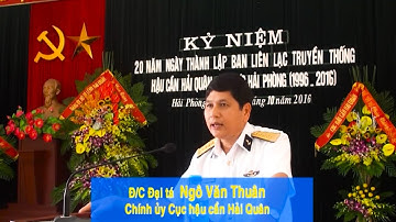 Trich lễ KN 20 năm TL BLL Cục HCHQ