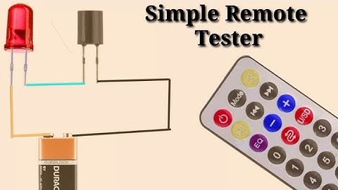 How to Make a Simple Remote Tester - IR Remote Tester
