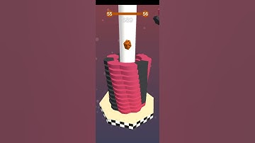 Stack ball level 55 completed #shorts #stackball #gaming