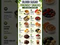 Blood Sugar Friendly Snacks 🥜🍎 | Smart Snack Ideas #shorts