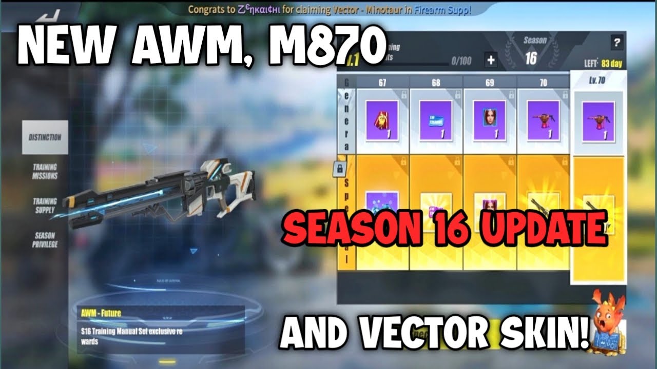 NEW SEASON UPDATE / ROS SEASON 16 / Rules Of Survival (ROS MOBILE)