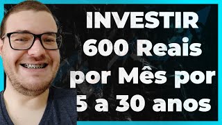 Investir 600 Reais por Mês por 10 Anos