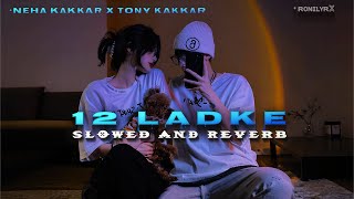 12 Ladke (Slowed + Reverb) 🎧 | Neha Kakkar x Tony Kakkar | Cute Bollywood Party Vibes