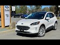 2021 Ford Escape Titanium Hybrid + Moonroof, Power Liftgate, Heads up Display Review | Island Ford