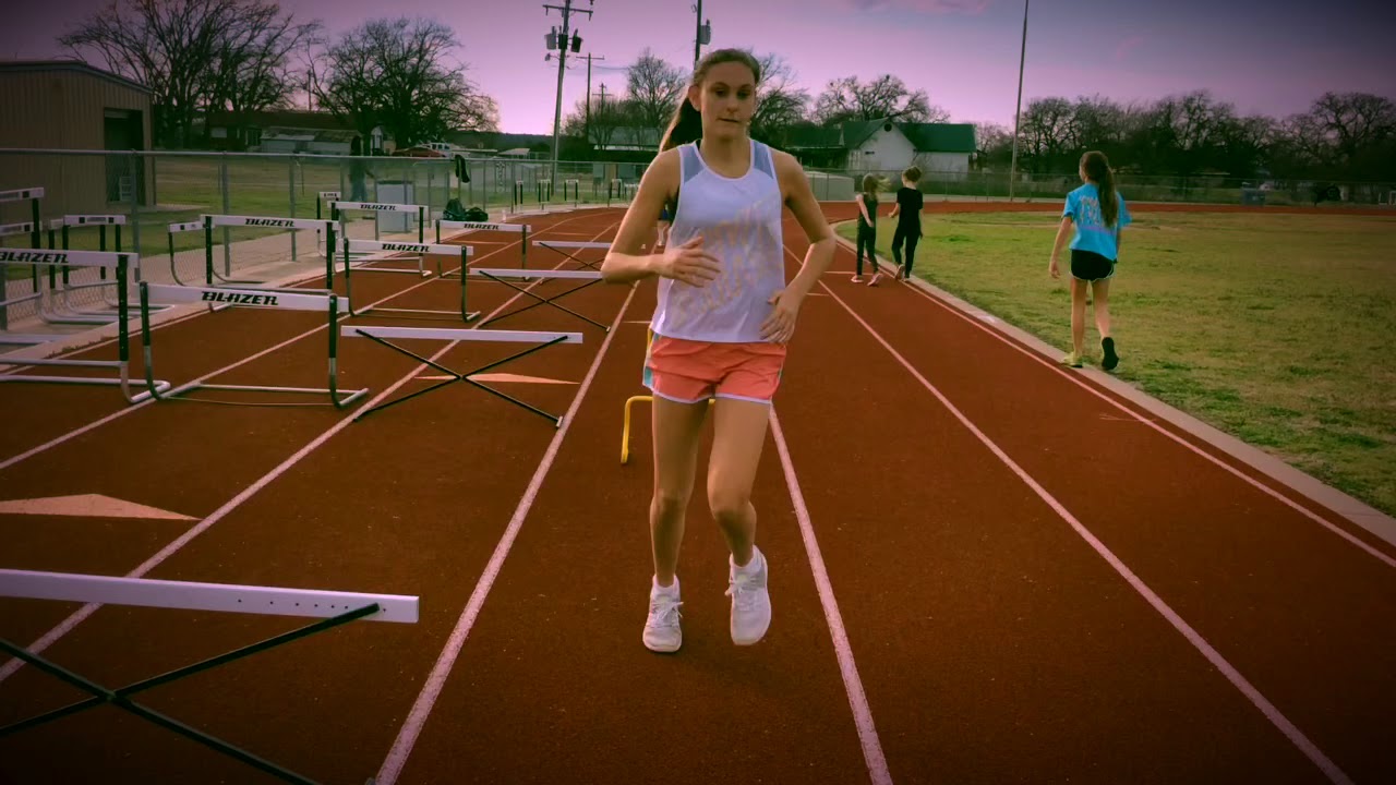 11819 youth hurdle practice YouTube