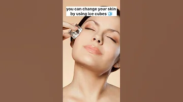 you can change your skin by using ice cubes 🧊#new #foryou #viral #skincare #face #wow