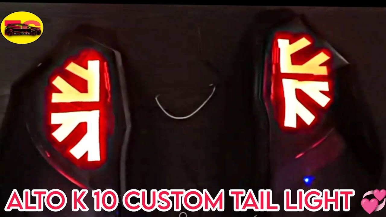 Modified Alto - Alto K10 Custom Tail Light | How Led Tail Light Are ...