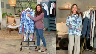 Peace Love World French Terry Pullover Sweatshirt on QVC