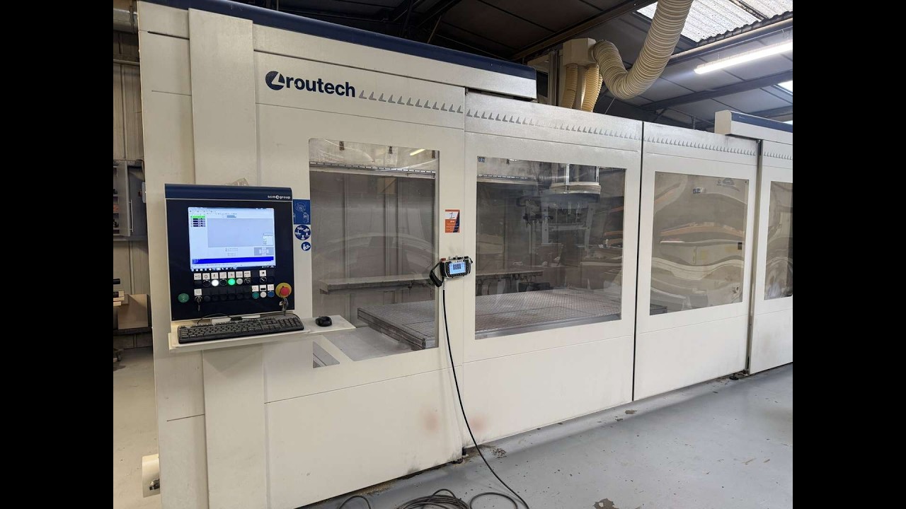 Scm Cnc Router Routech 240 2014 SCM Routech Chronos HT 5 Axis CNC Router / Machining Centre 6111-1 ...