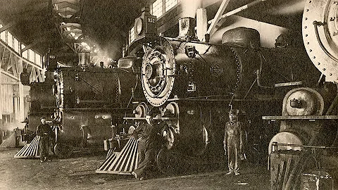 Railroad Machine Shop Tour & History of Miller Mac...