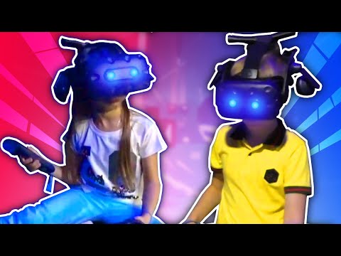 ВЛОГ Играем с друзьями в развлекательном центре