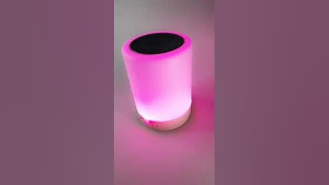 Portable Wireless Lighting Speaker/Led Bluetooth Speaker with Touch Control& Table Lamb