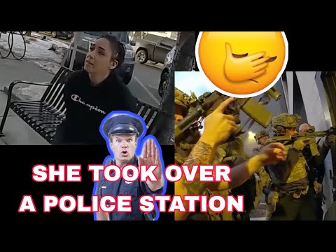 She CAMPED At The SPAWN POINT 🤣 | When a Whole Police Station Gets Hijacked [REACTION]