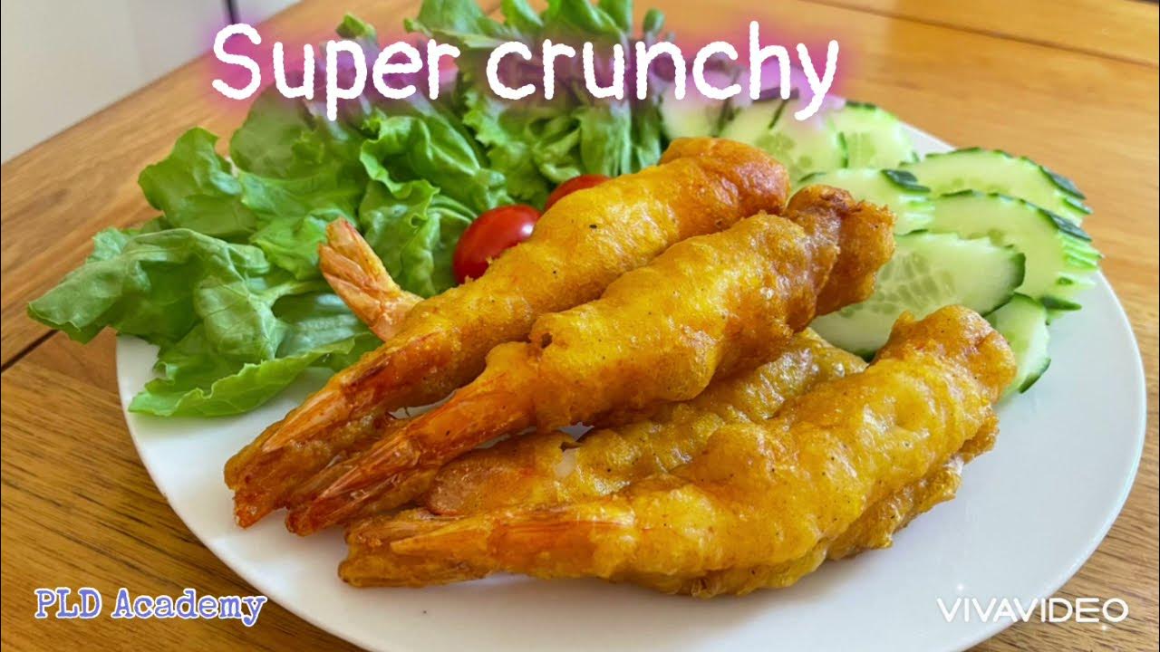 Crispy Prawns Tempura easy cooking PLD Academy YouTube