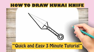Kunai drawing Kunai sketch #kunai #kunaidrawing #kunaisketch #drawing  #sketch