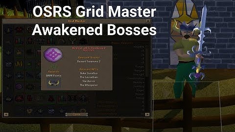 OSRS Grid Master - GUIDE to ALL 4 Awakened Bosses