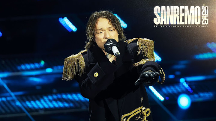 Sanremo 2025 - Irama canta "Lentamente"