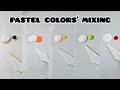 Satisfying Pastel Colors' Mixing ✨😌🤩 | #art #satisfying #colors