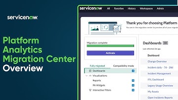 Platform Analytics Migration Center | Overview