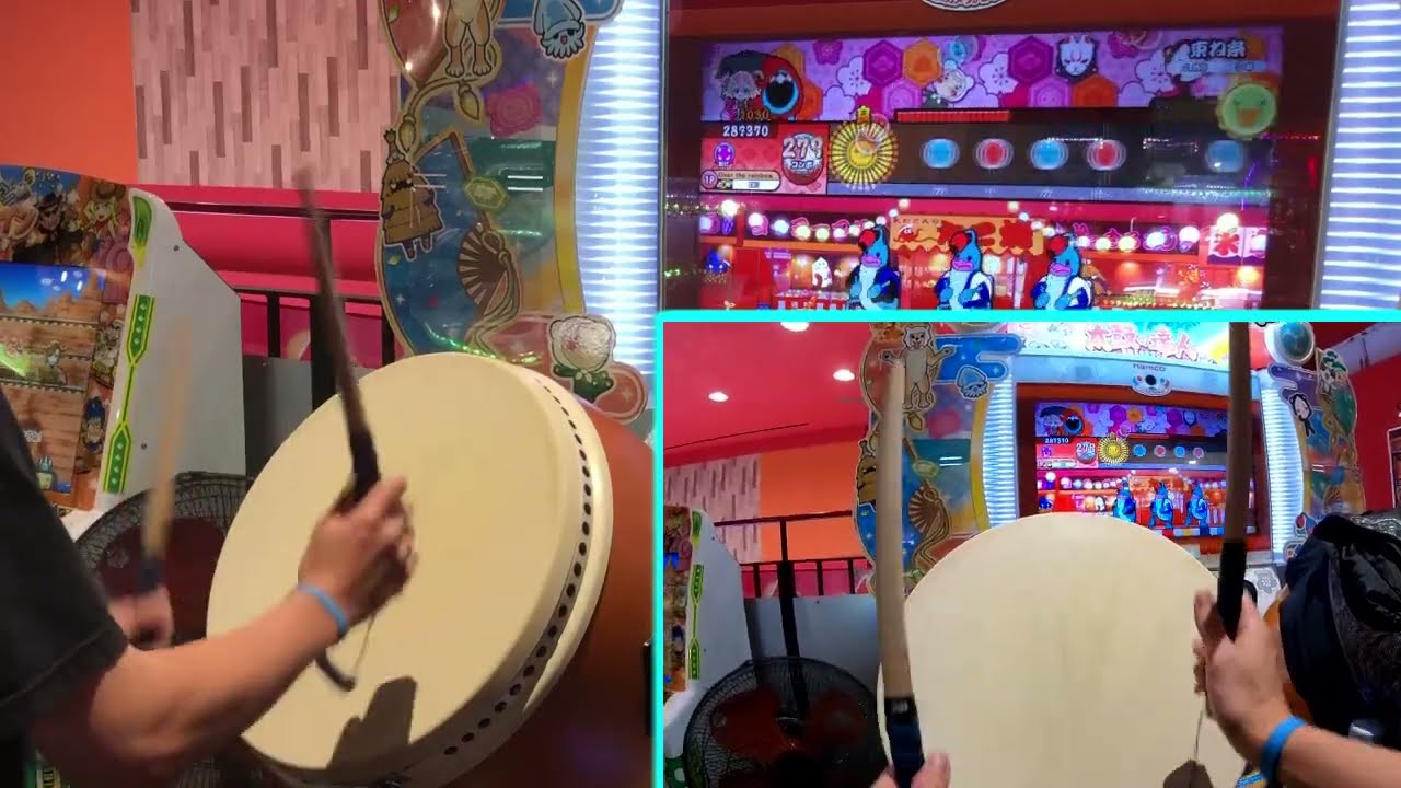 [太鼓の達人] 束ね糸 可1 主観手元付き 2本立て