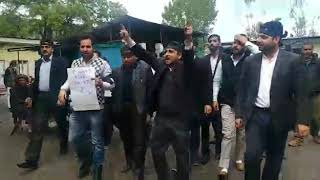 Justice For Asifa Surankot Bar Observe Black Day Against Jammu Bar Strike In Support Of Accused