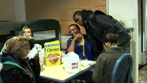 At Newark homeless shelter, one woman's love is bo...
