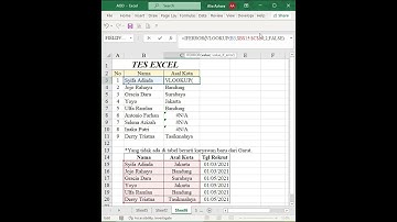 Soal Tes Kerja Excel Part 2 : IFERROR VLOOKUP  #exceltips #latihanexcel #exceltest #exceltutorial