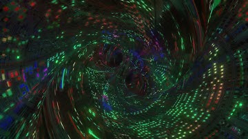 VJ Loop: CircuitWaveTorus Bits Layer