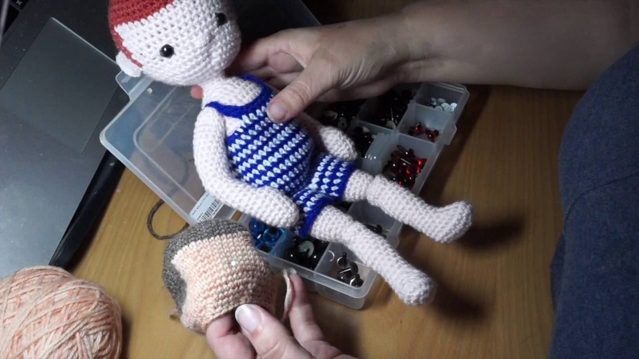 My Little Crochet Doll 3 Adding Safety Eyes YouTube