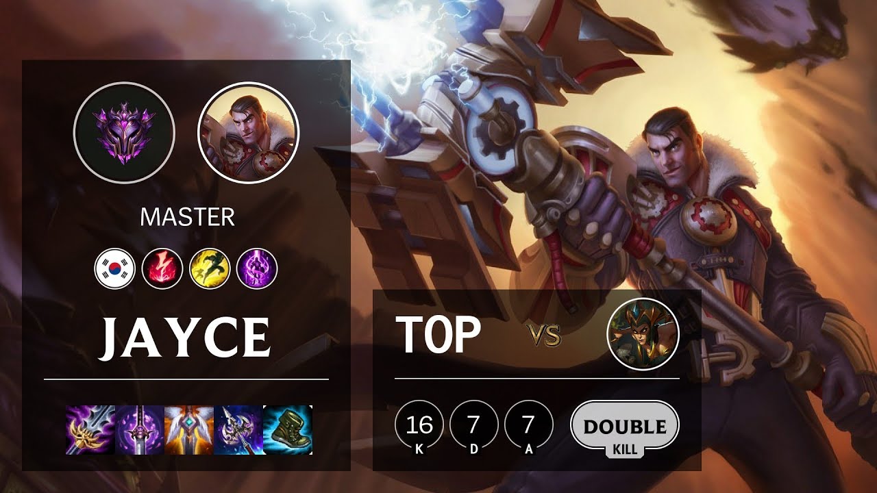 Jayce Top vs Cassiopeia - KR Master Patch 10.12