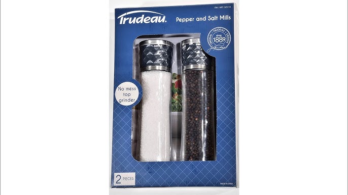 Trudeau Daisy 10” Pepper Mill and Salt Mill