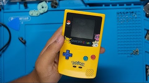 Gameboy Color Reshell Pokemon Pikachu Edition
