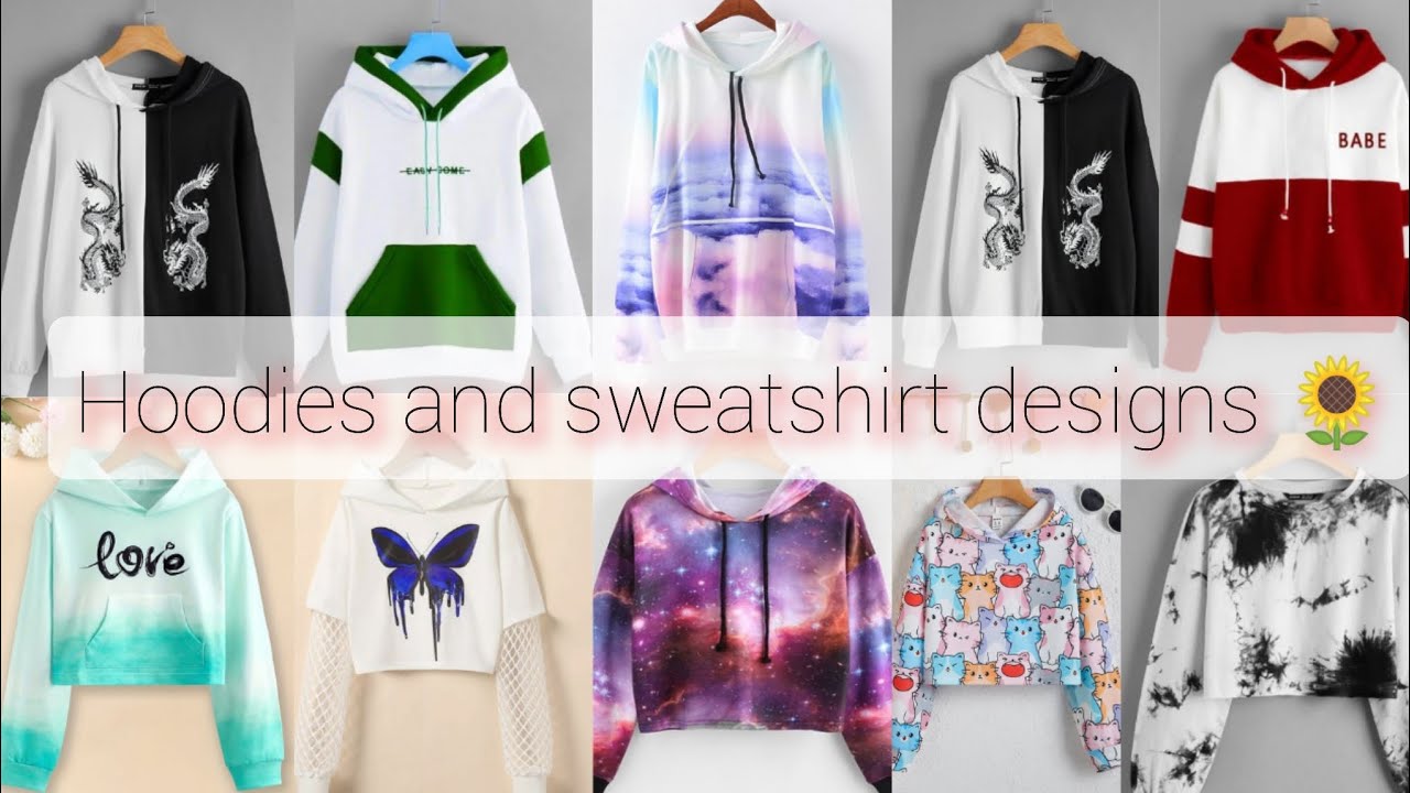 |🌻latest korean type hoodies and sweatshirt designs ideas 😍| Korean ...