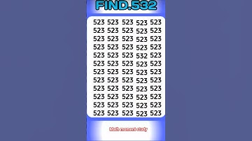 Find 👉 532 odd number puzzle 🧩 iq test 🧠 math reasoning puzzle 🧩 #mathematicspuzzles #iq #mathspuzzl