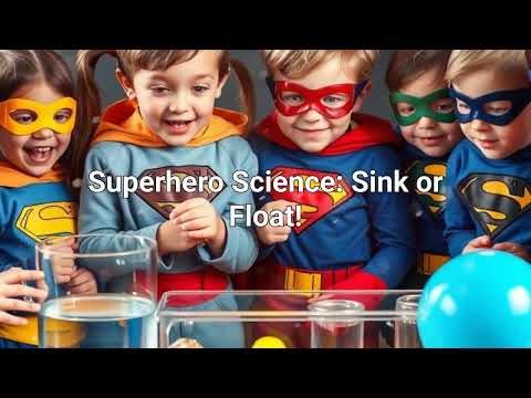 Superhero Science Sink or Float #learningtales #sinkandfloat #educationalvideos #facts