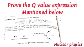 Details Q value expression proof Problem Guide