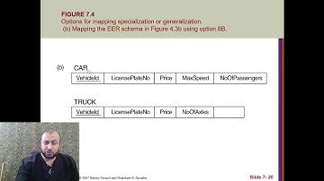 Mapping EER Model Constructs to Relations part 2