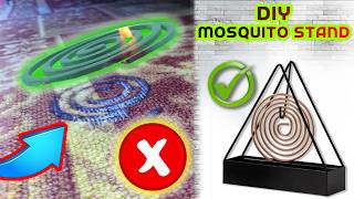 Easy Mosquito 🦟 Coil Stand at home  No more Carpets burning