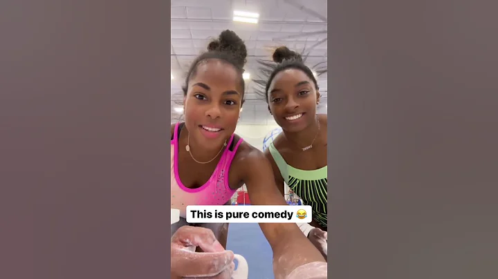 So this is what happens during Simone Biles’ practices 😅 (via simonebiles/IG) #shorts