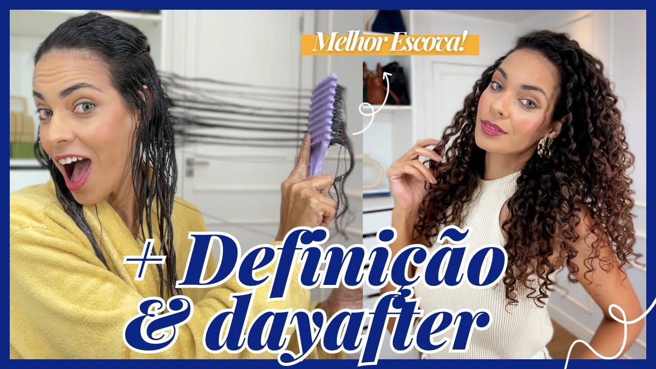 NOVA Finalização RAPIDA para Definir os Cachos e Ter Mais Day After