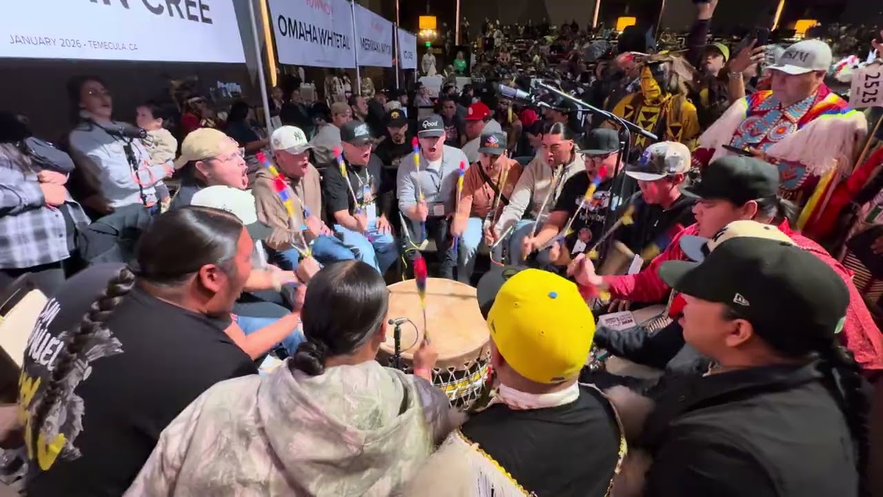 Southern Cree @ Pechanga Powwow 2026-Friday Night Intertribal.